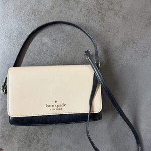 Kate Spade Two-Tone Black and Cream Crossbody Bag